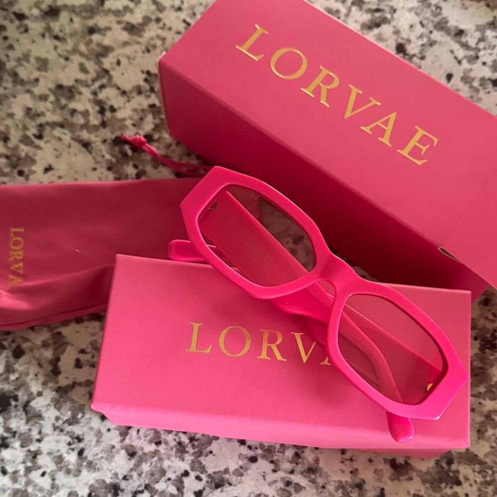 LORVAE Pink Women's Glasses